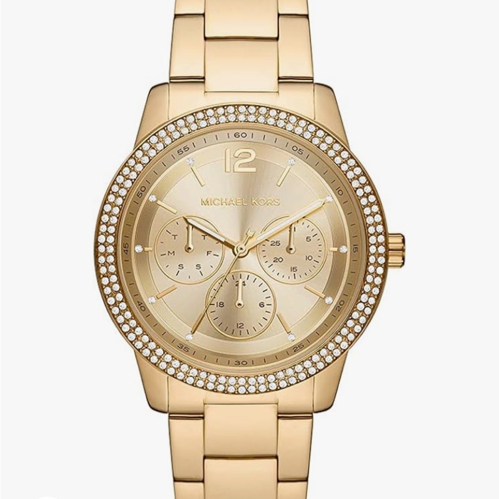 Michael Kors Women's Tibby Quartz Watch with Stainless Steel Strap
